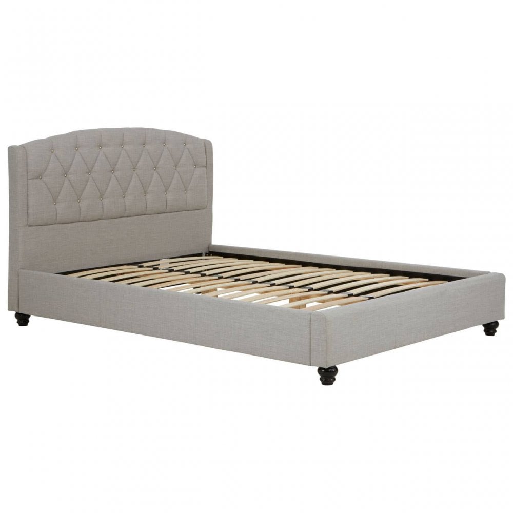 Serena Light Grey Double Bed
