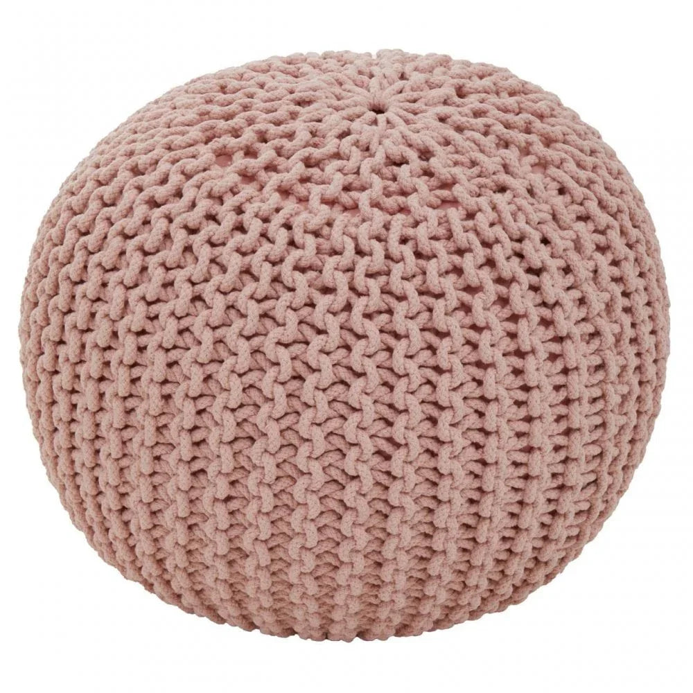 Brayden Pink Pouffe