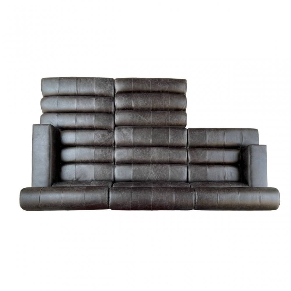 Hudson Left Arm Leather Chaise