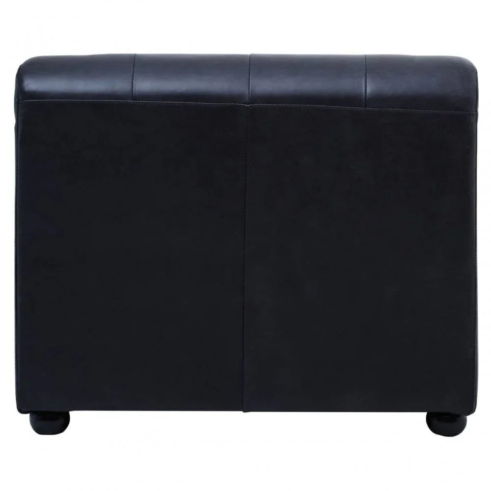 Hudson Right Arm Leather Chaise Sofa