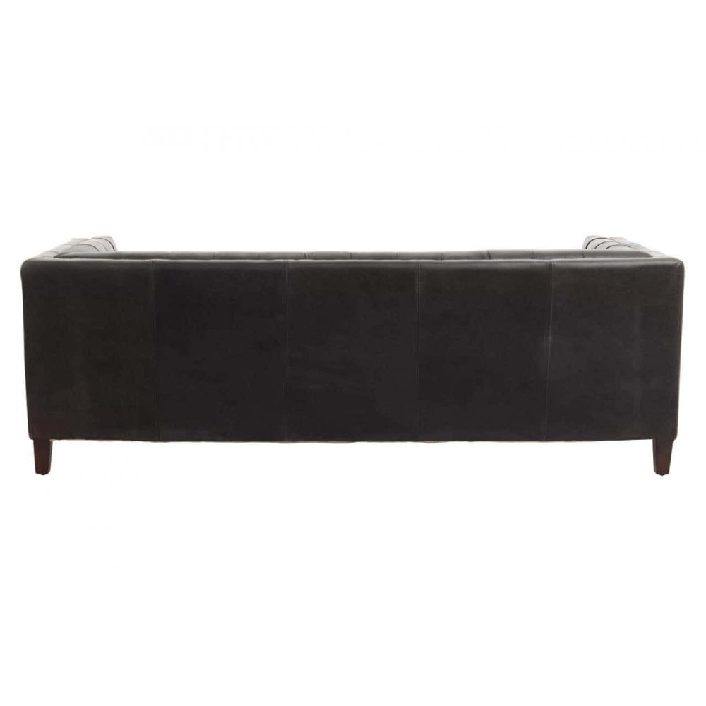 Hudson Three Seater Leather Sofa