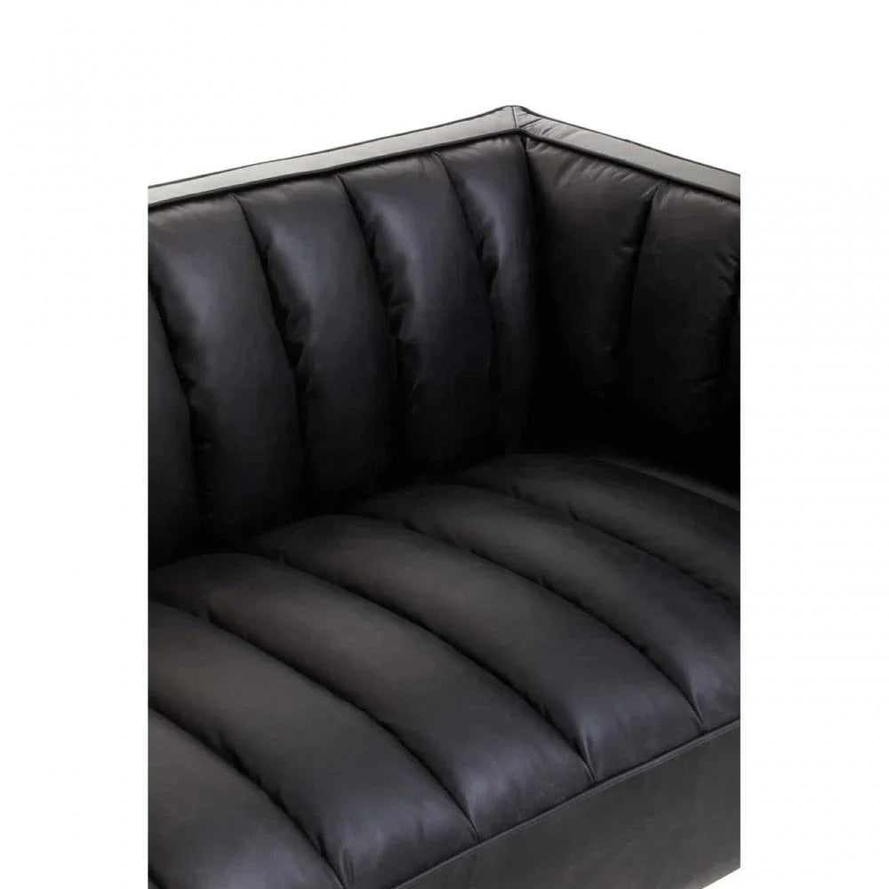 Hudson Three Seater Sofa With Flared Arms