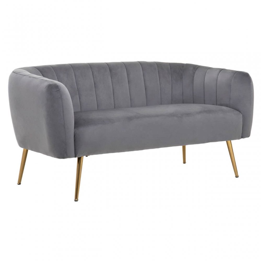 Elyse Two Seat Velvet Sofa