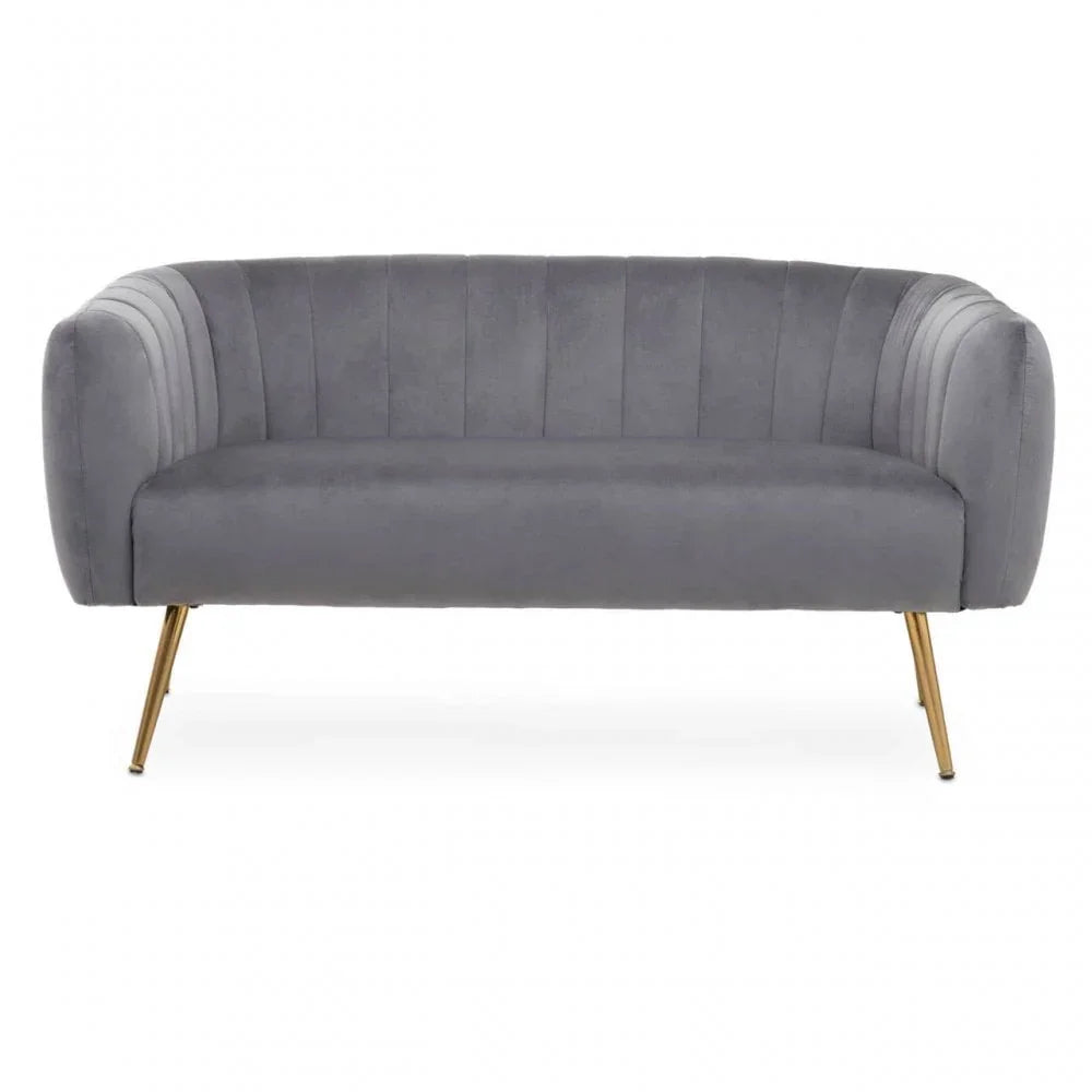 Elyse Two Seat Velvet Sofa