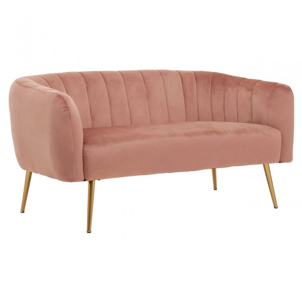 Elyse Two Seat Velvet Sofa