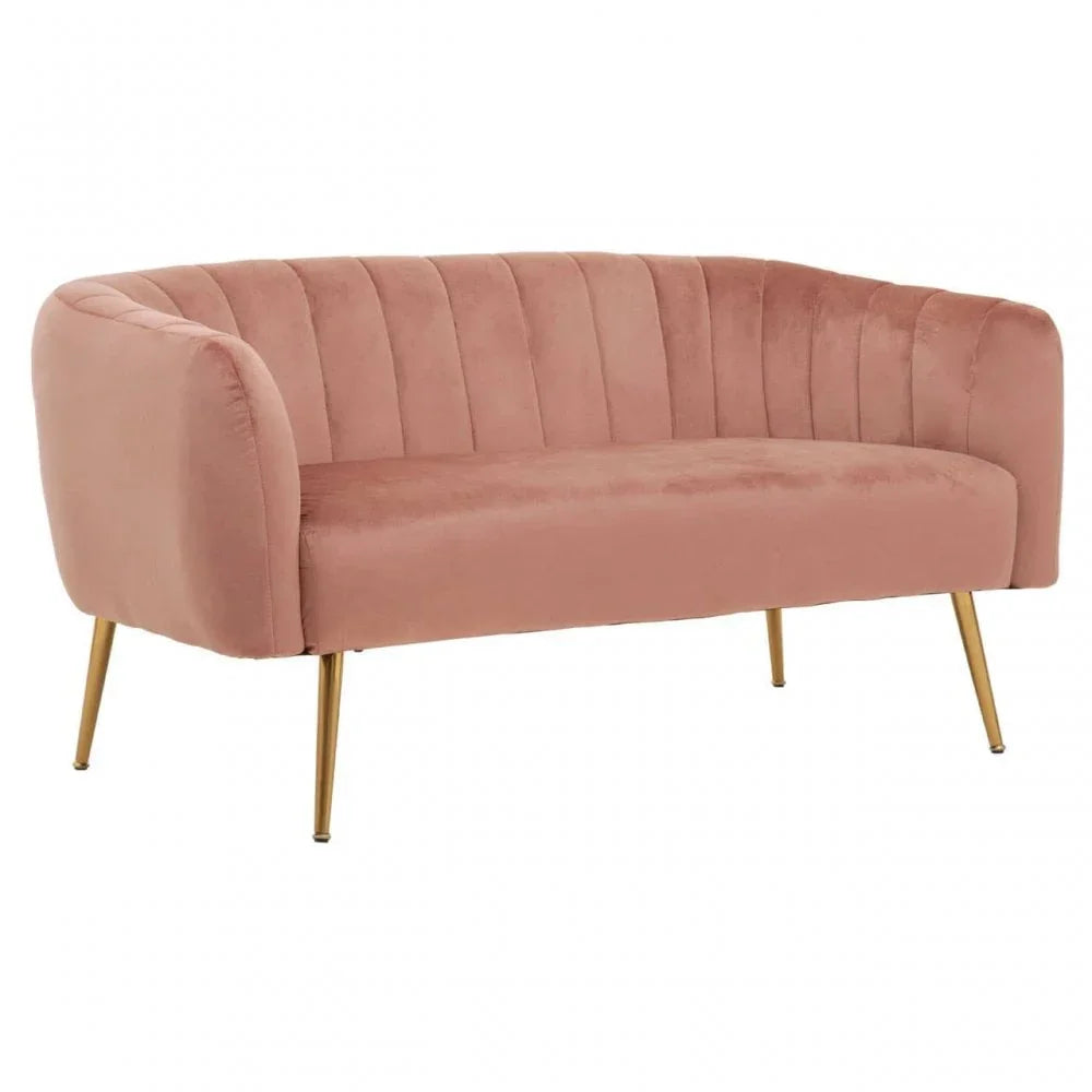 Elyse Two Seat Velvet Sofa