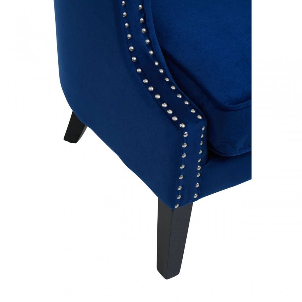 Elyse Velvet Studded Chair