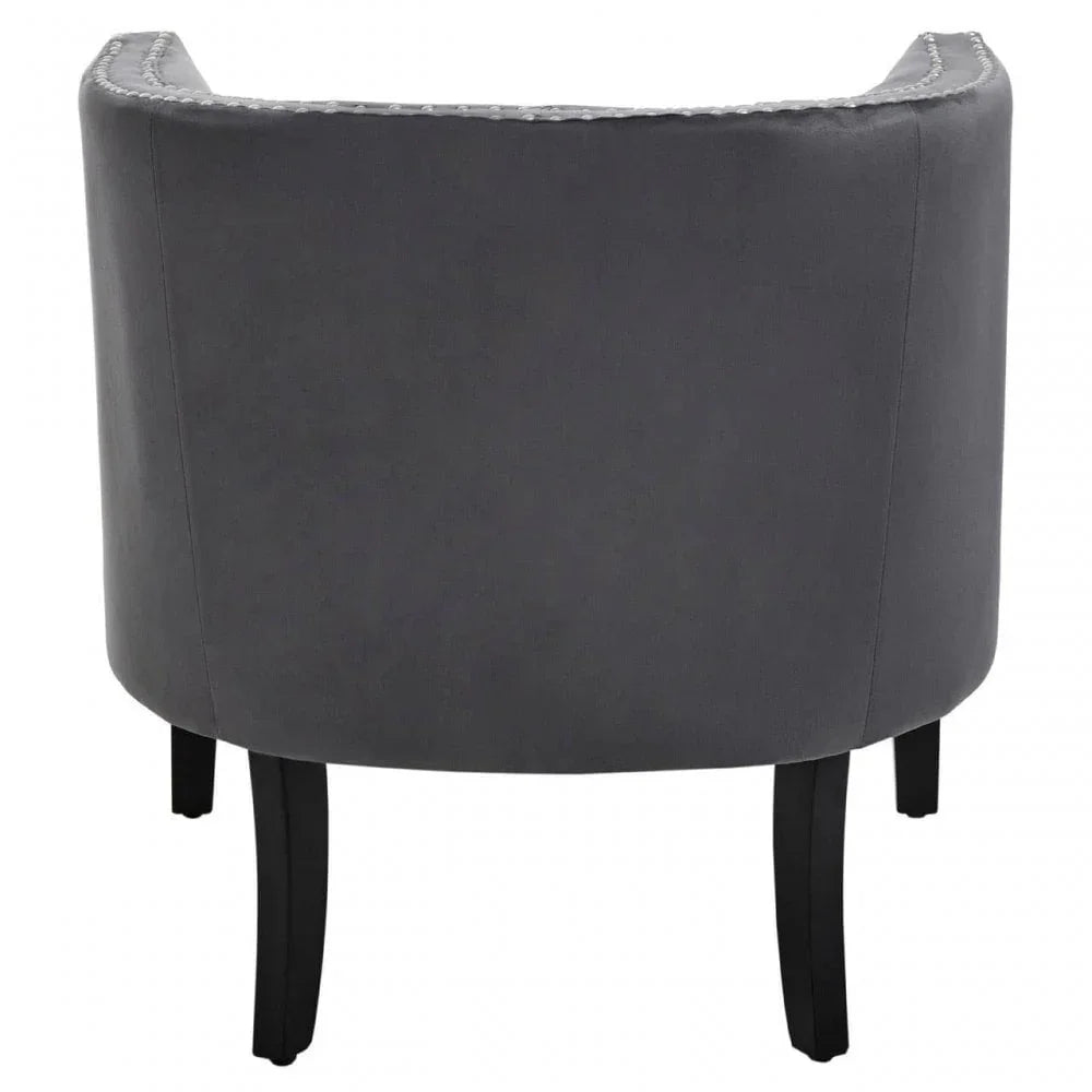 Elyse Velvet Studded Chair