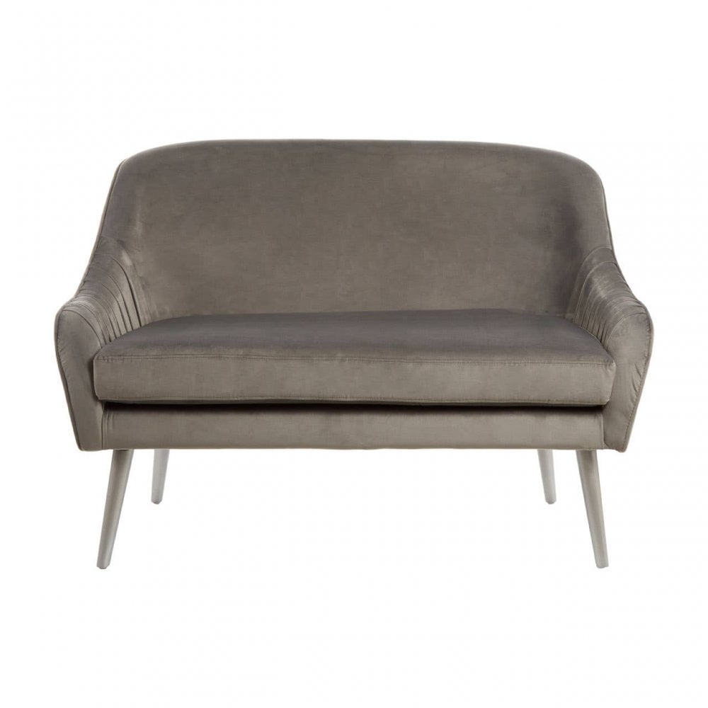 Remington Grey Velvet Sofa
