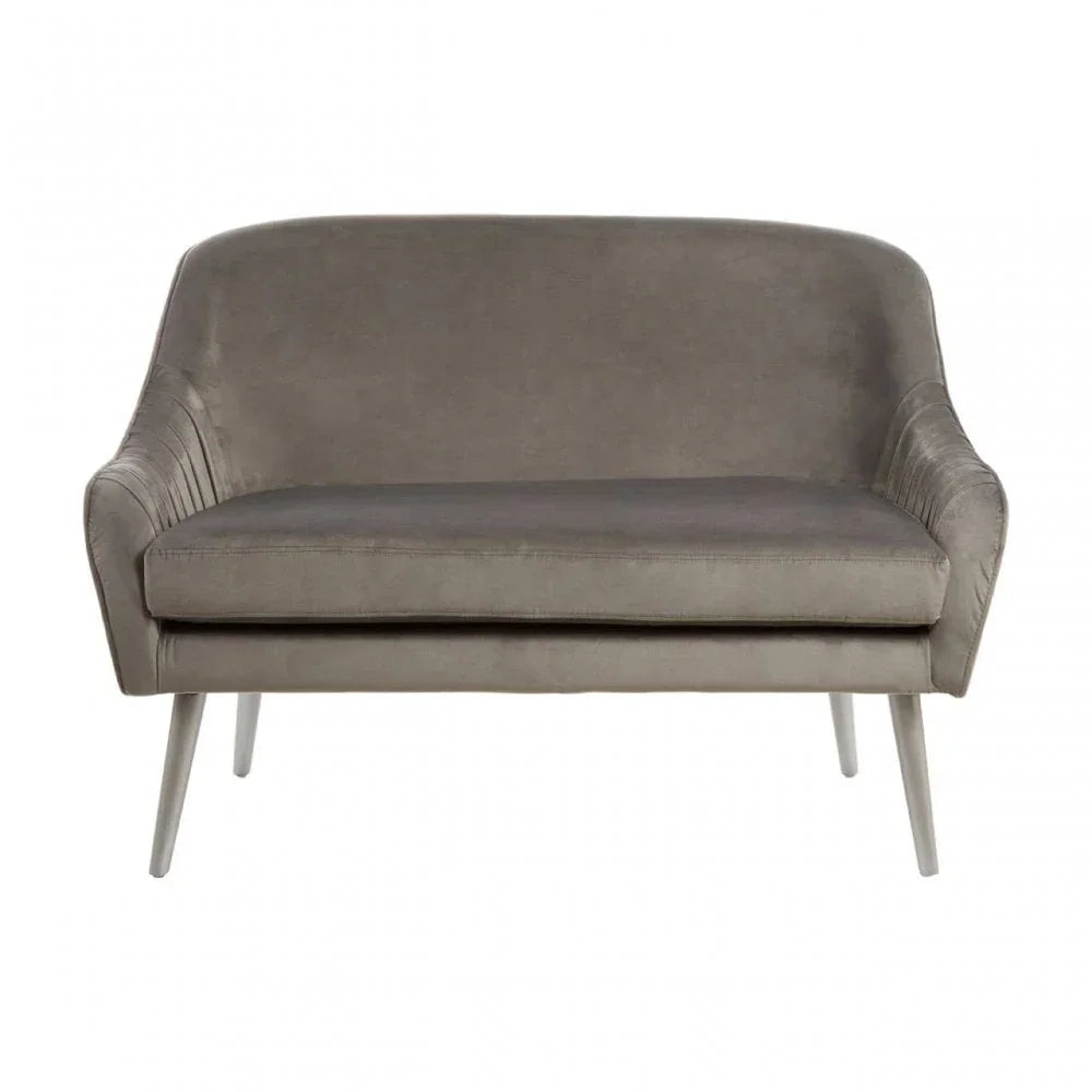 Remington Grey Velvet Sofa