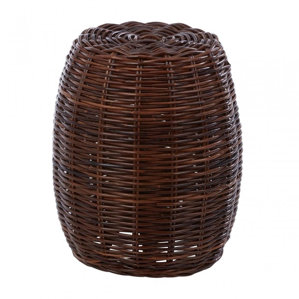 Monaco Natural Croco Rattan Stool