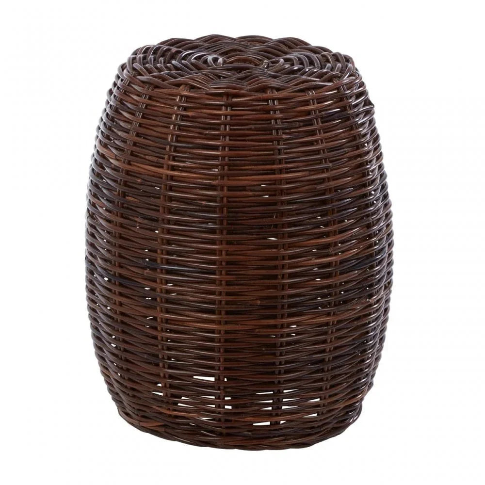 Monaco Natural Croco Rattan Stool