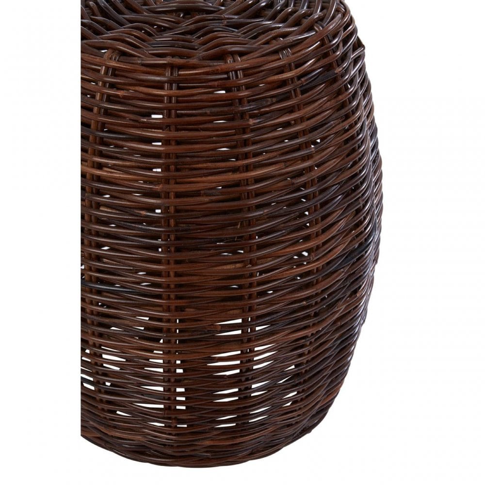 Monaco Natural Croco Rattan Stool