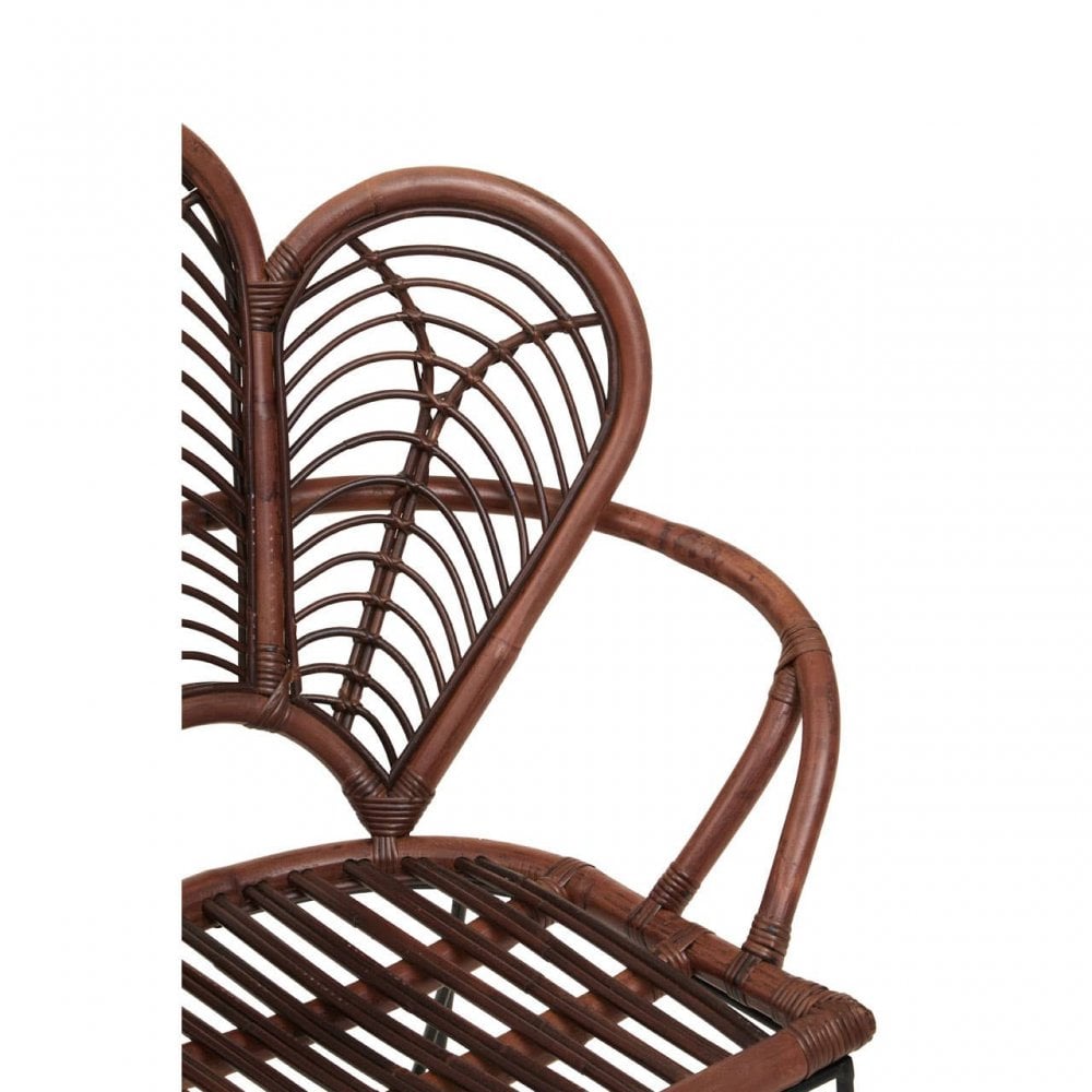 Oceana Brown Natural Rattan Chair