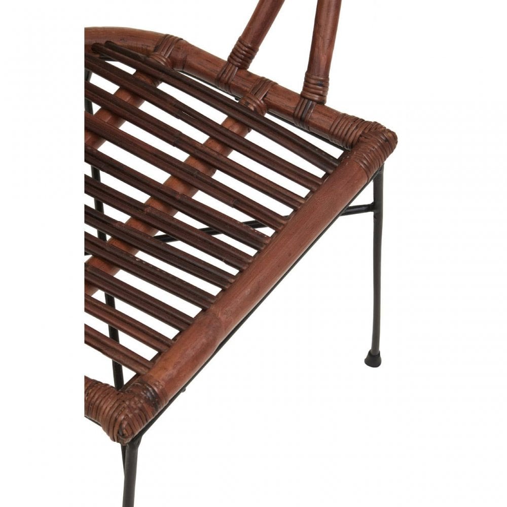 Oceana Brown Natural Rattan Chair