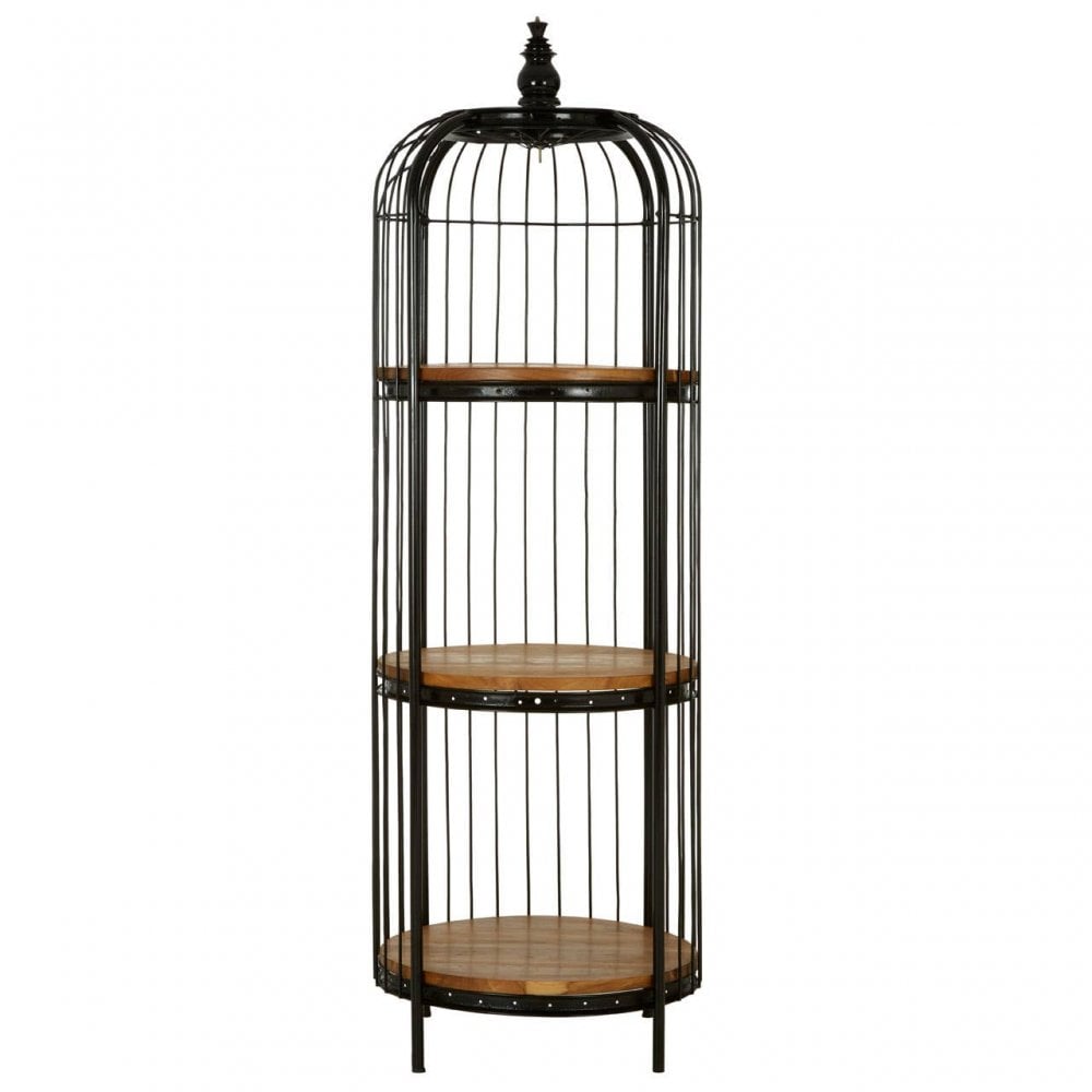 Cameron Small Finish Birdcage Shelf Unit
