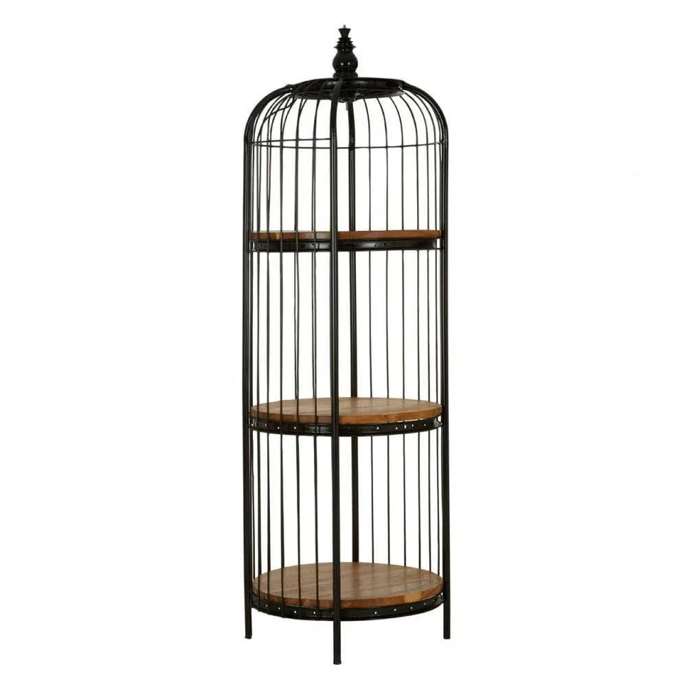 Cameron Small Finish Birdcage Shelf Unit