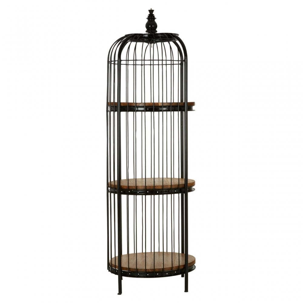 Cameron Small Finish Birdcage Shelf Unit