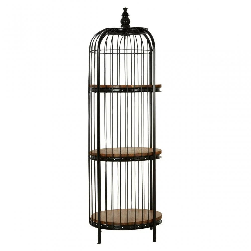 Cameron Small Finish Birdcage Shelf Unit