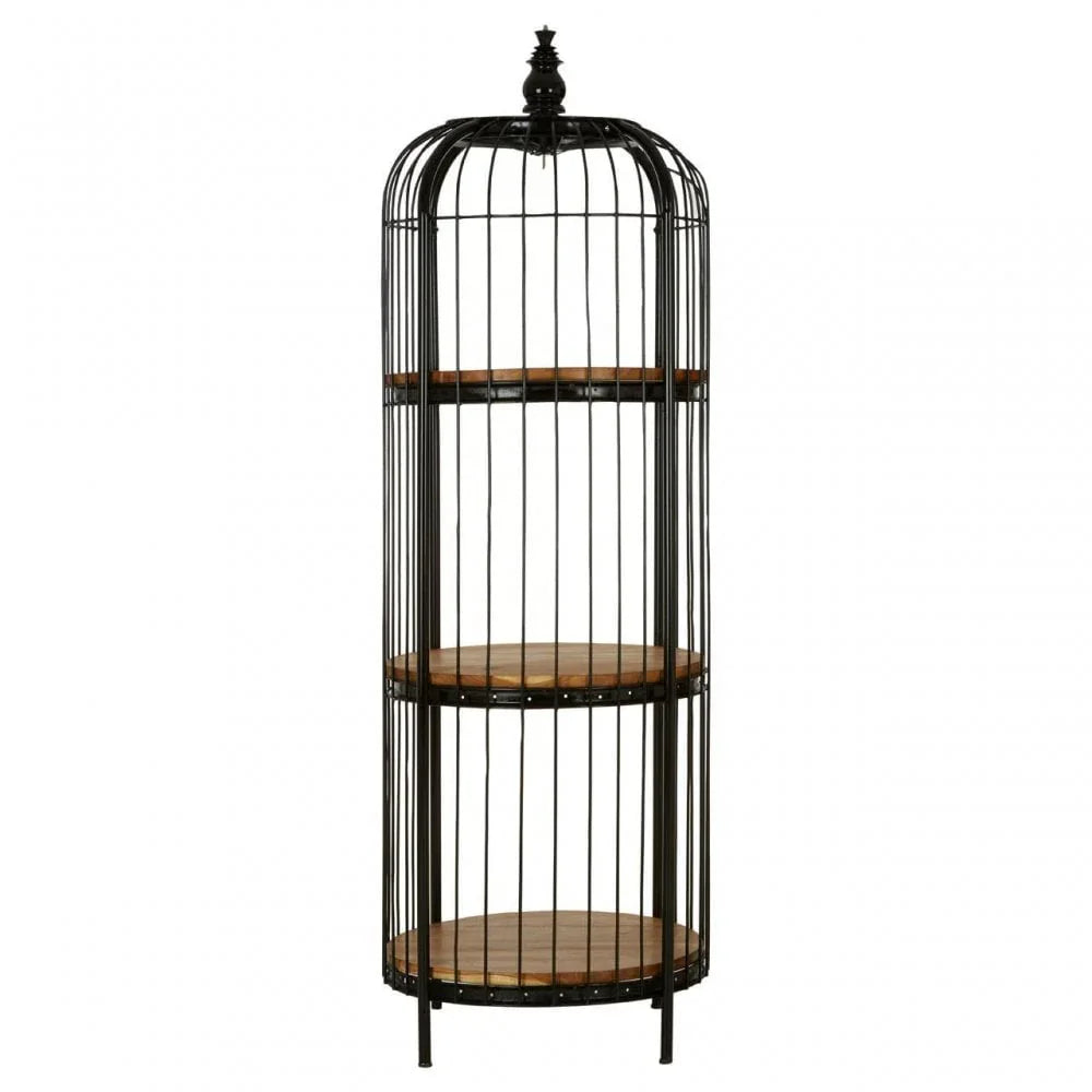 Cameron Small Finish Birdcage Shelf Unit