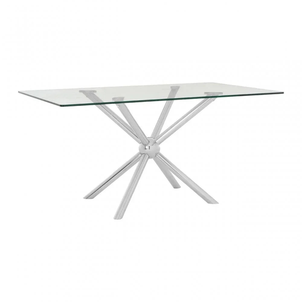 Orion Rectangular Silver Dining Table