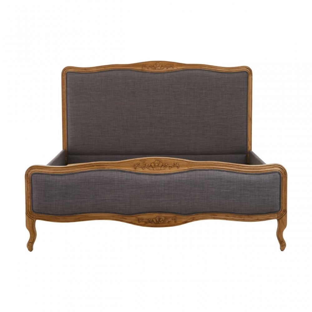 Ashton Grey Fabric Kingsize Bed