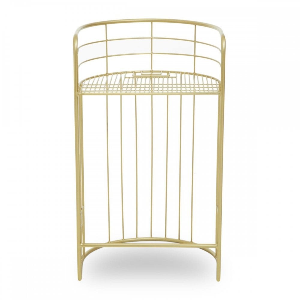 Elsie Gold Finish Lounge Chair