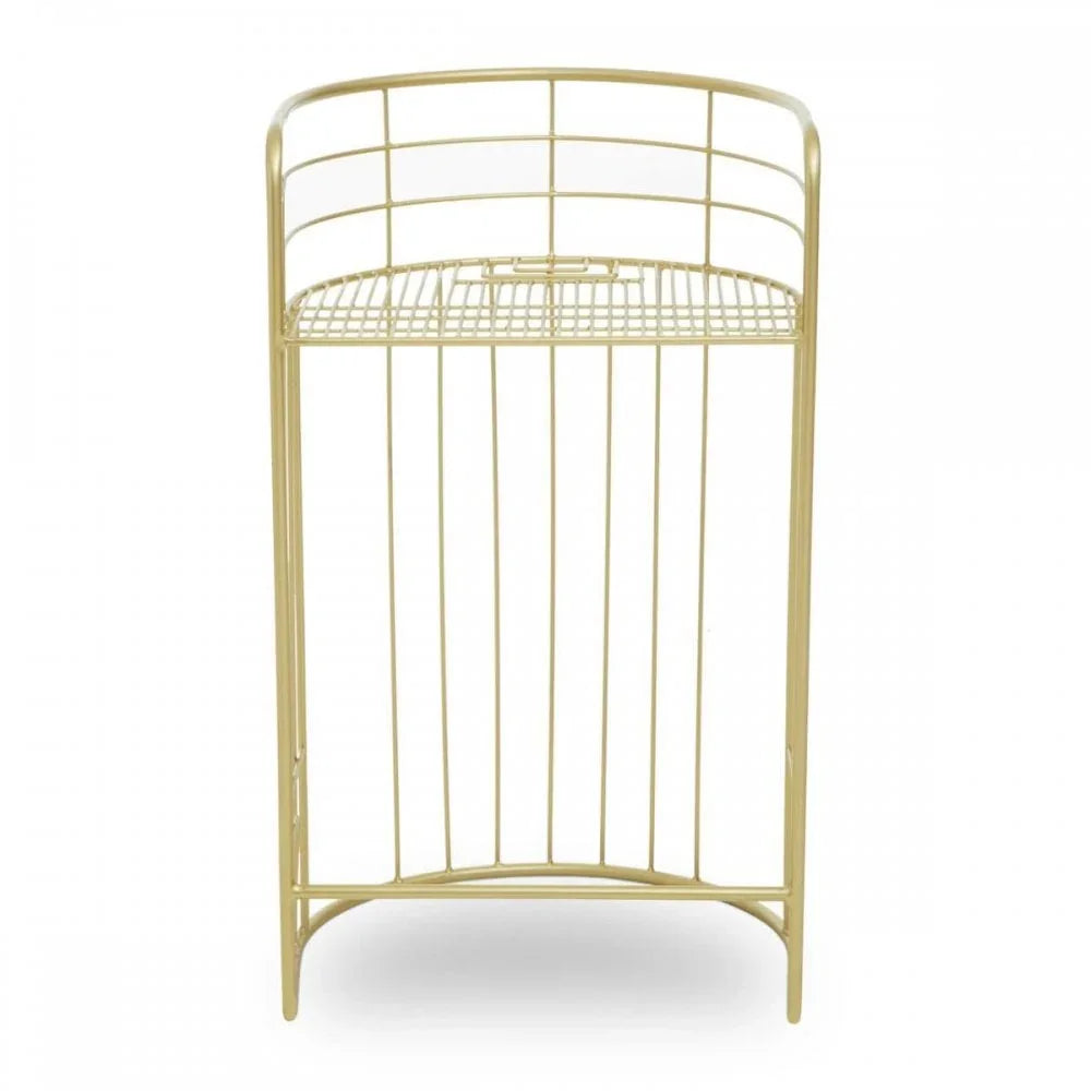 Elsie Gold Finish Lounge Chair