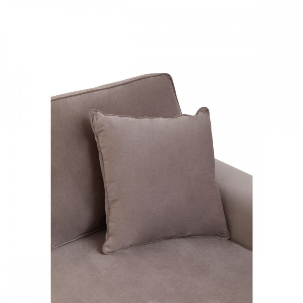 Camden Three Seat Velvet Chaise Sofa