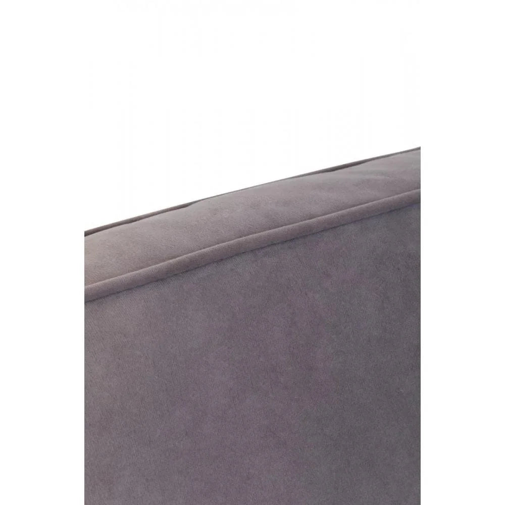 Camden Three Seat Velvet Chaise Sofa