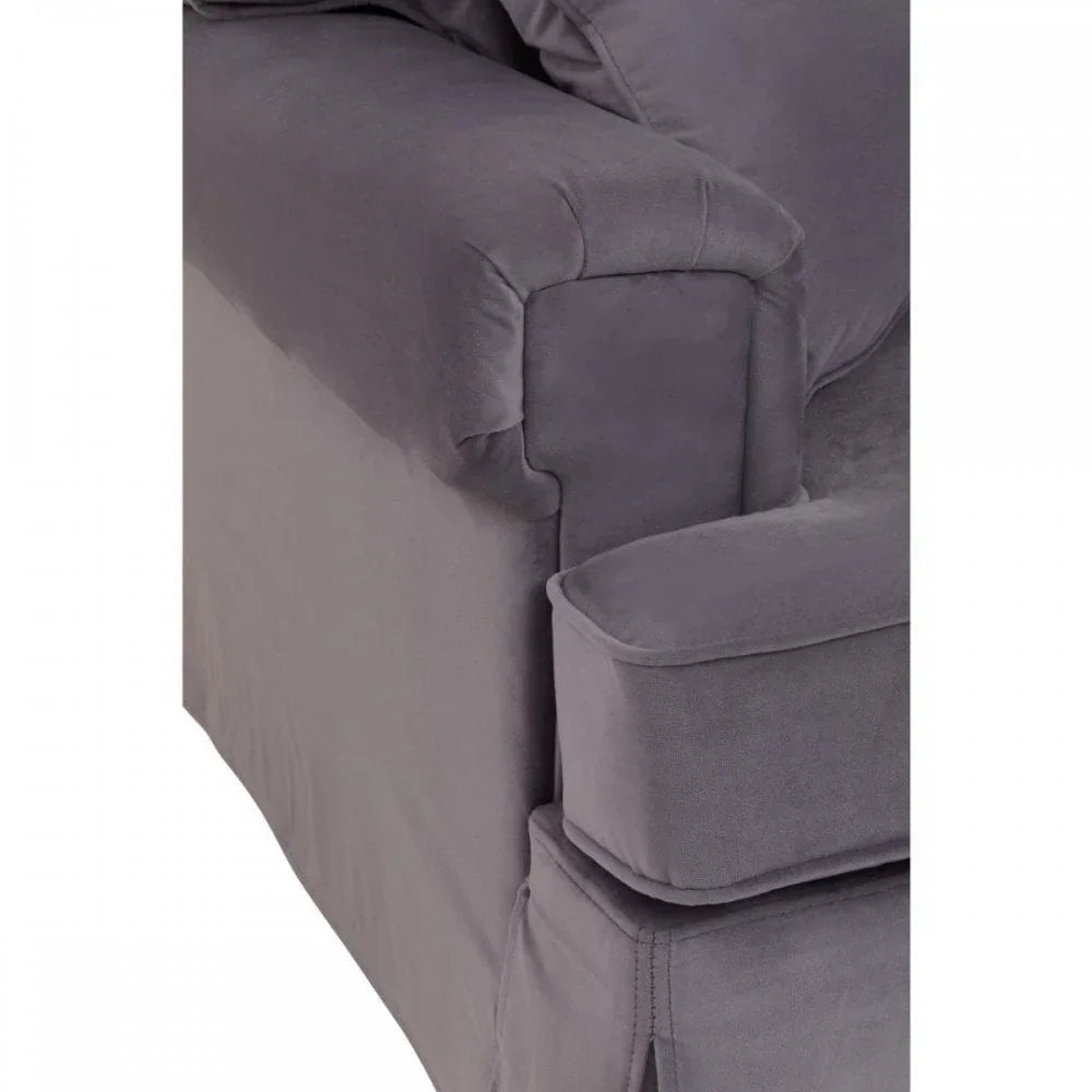 Camden Three Seat Velvet Sofa