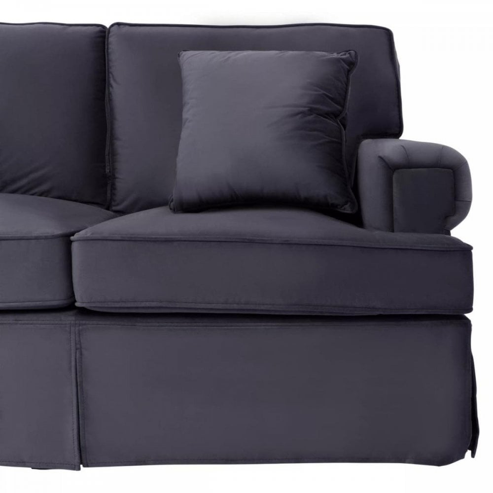 Camden Three Seat Velvet Sofa