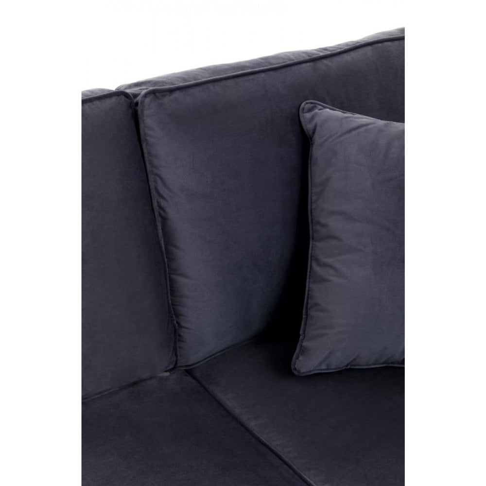 Camden Three Seat Velvet Sofa