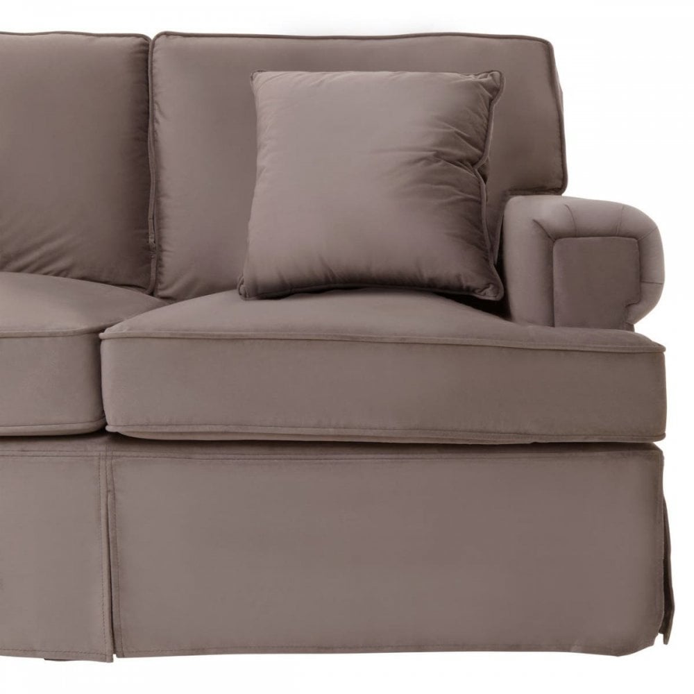 Camden Three Seat Velvet Sofa