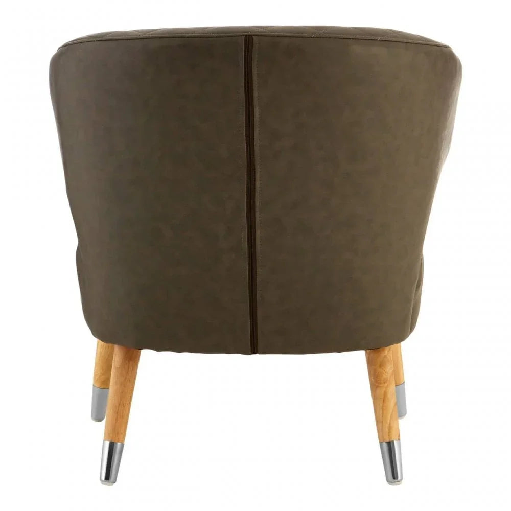 Kingston Faux Leather Wingback Armchair