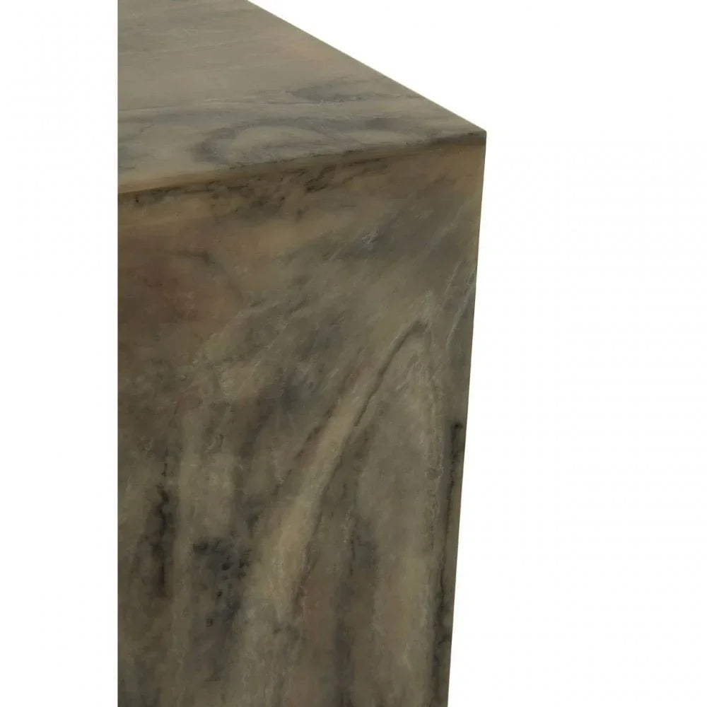 Florence Faux Marble Stool