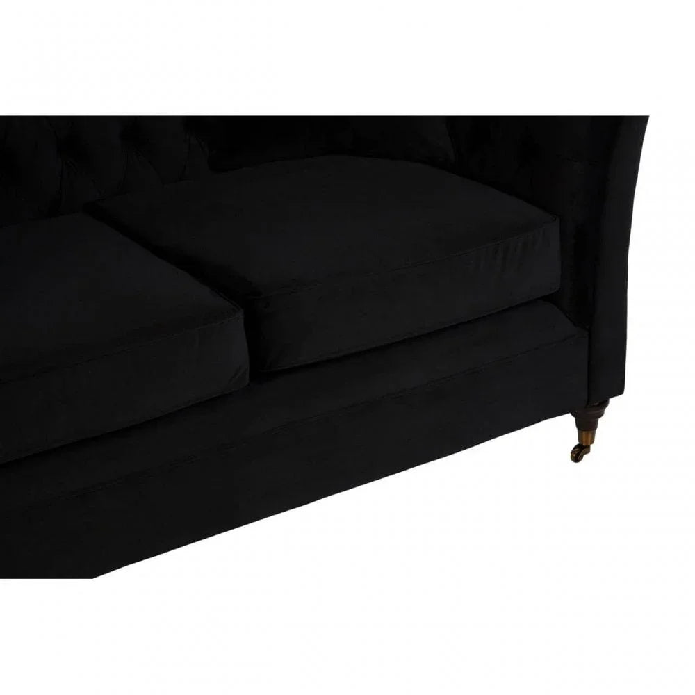 Milena 2 Seat Onyx Sofa