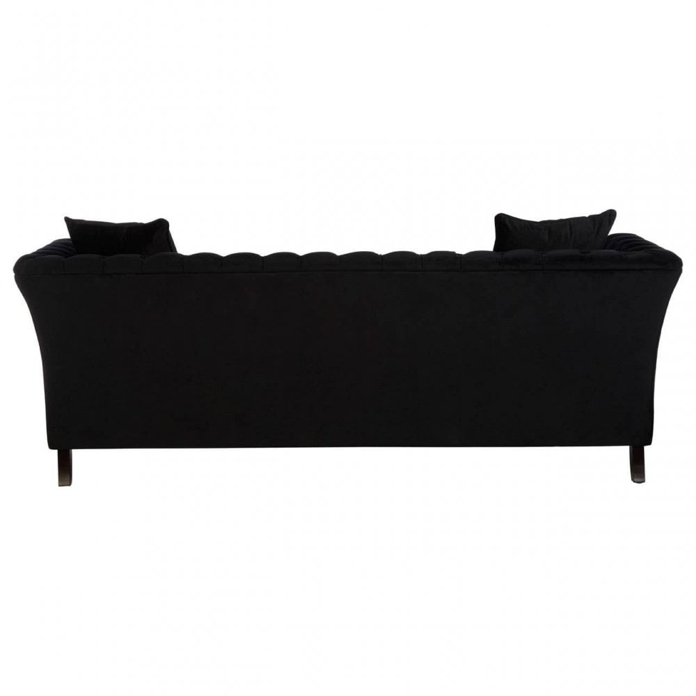 Milena 3 Seat Onyx Sofa