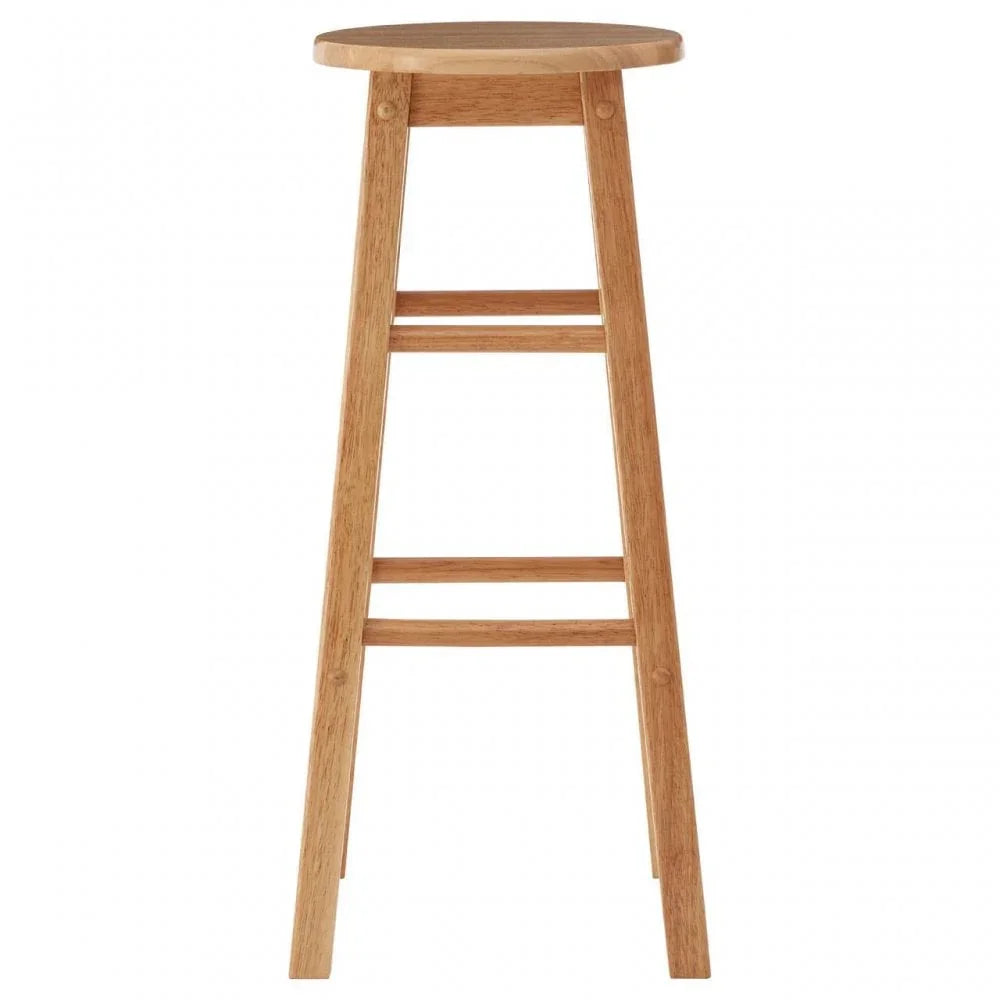Kensington Tropical Hevea Wood Tall Bar Stool