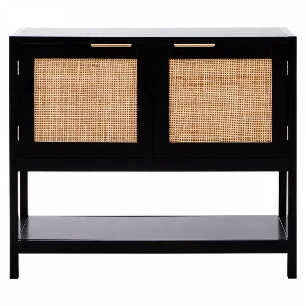 Astoria Black Wood Side Cabinet