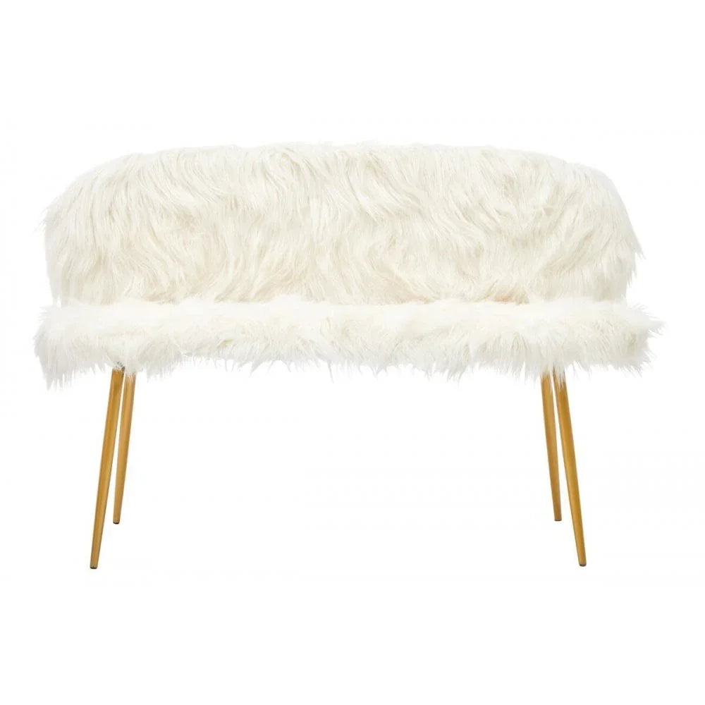 Westend Sofa With Gold Finish Legs