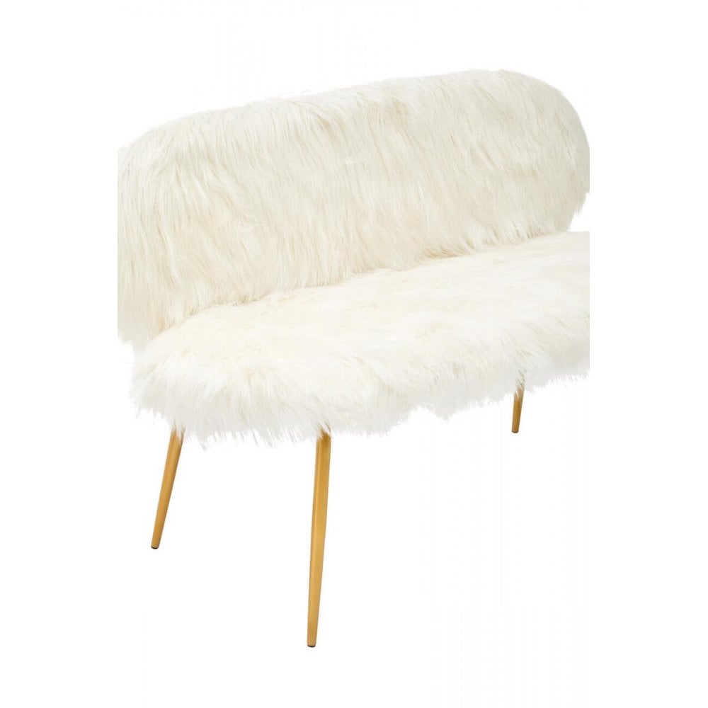 Westend Sofa With Gold Finish Legs