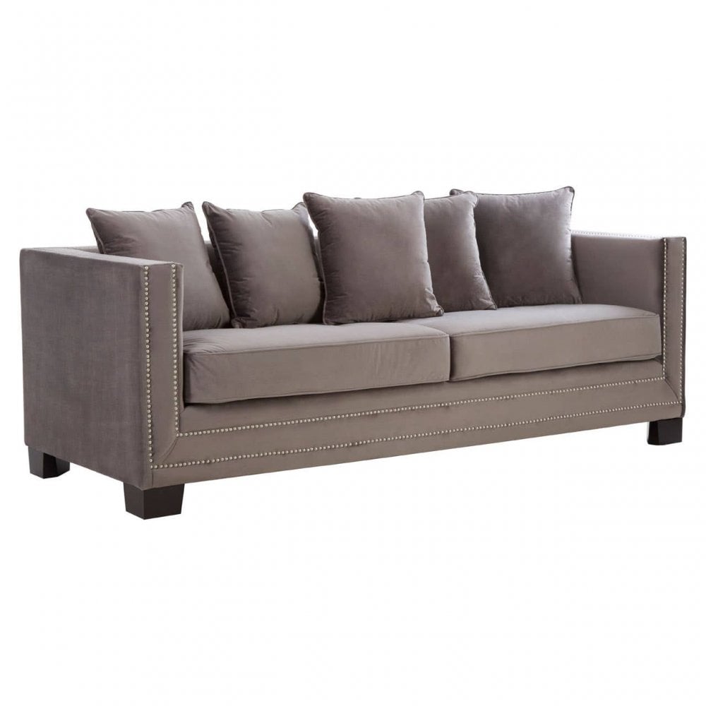 Westend 3 Seat Viola Grey Sofa