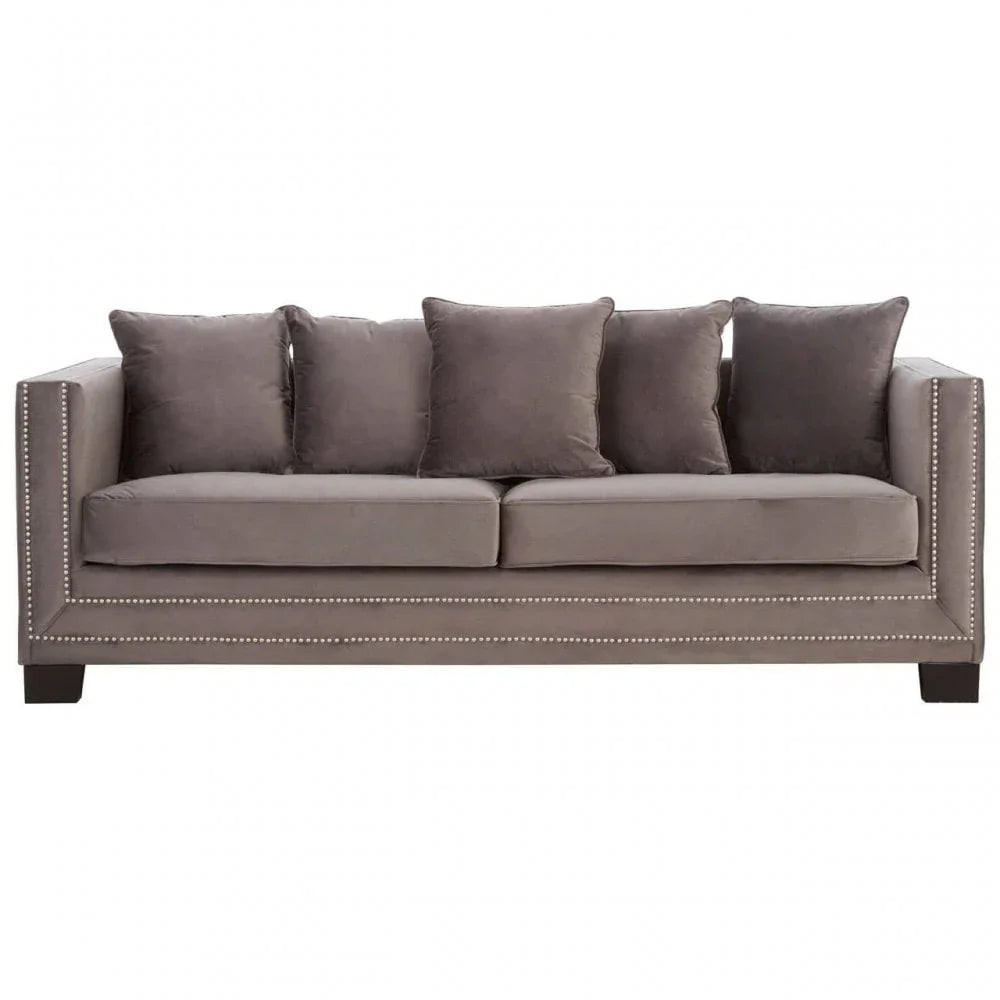Westend 3 Seat Viola Grey Sofa