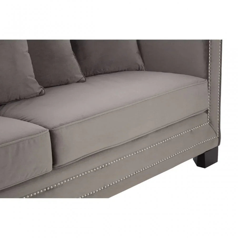 Westend 3 Seat Viola Grey Sofa
