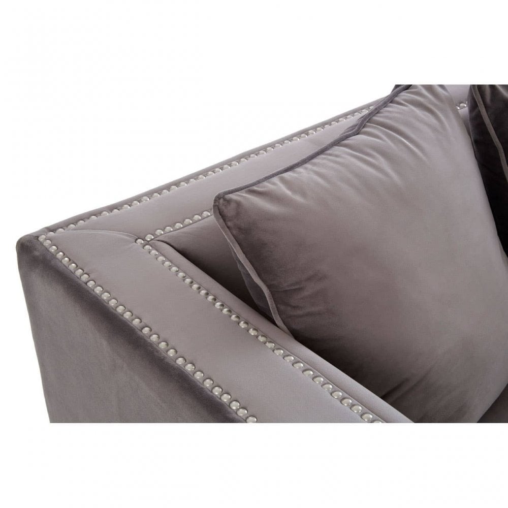 Westend 3 Seat Viola Grey Sofa