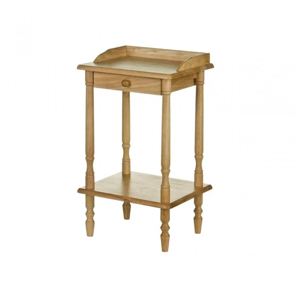 Selene Square Rubberwood Side Table