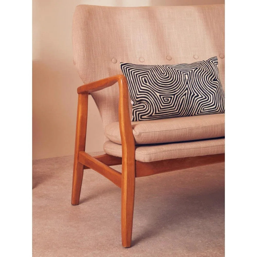 Nexus Birch Wood Frame 2 Seat Sofa