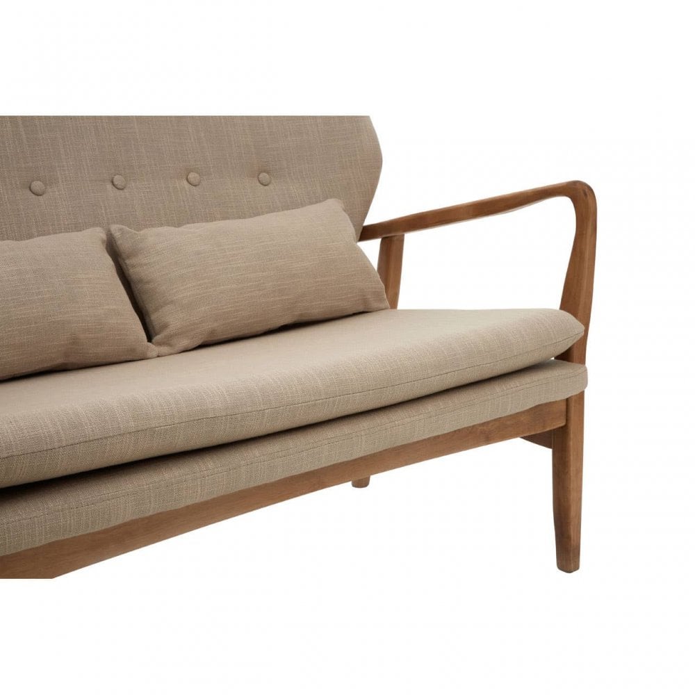 Nexus Birch Wood Frame 2 Seat Sofa
