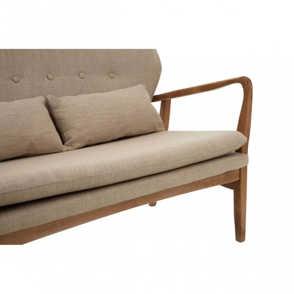 Nexus Birch Wood Frame 2 Seat Sofa